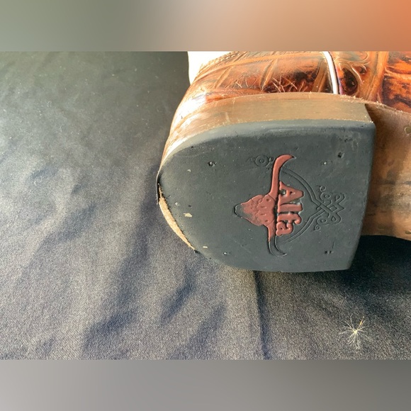 Alfa Western size 12 alligator cowboy boots - Picture 1 of 9